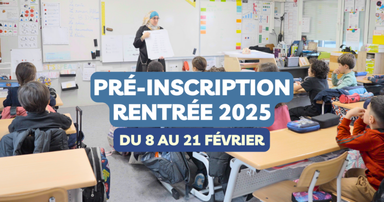 Ouverture des pré-inscriptions pour la rentrée 2025